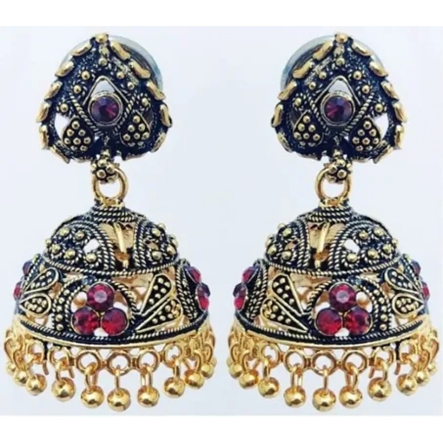 Trendy Designer Alloy Jhumka Earrings