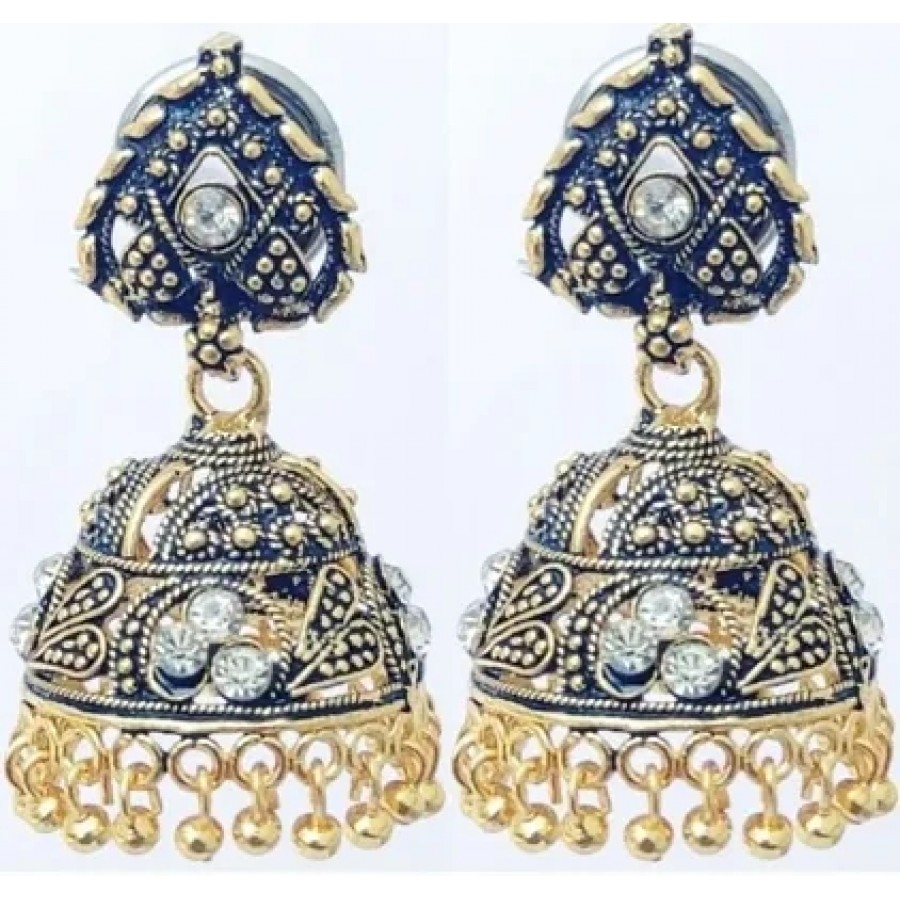 Trendy Designer Alloy Jhumka Earrings