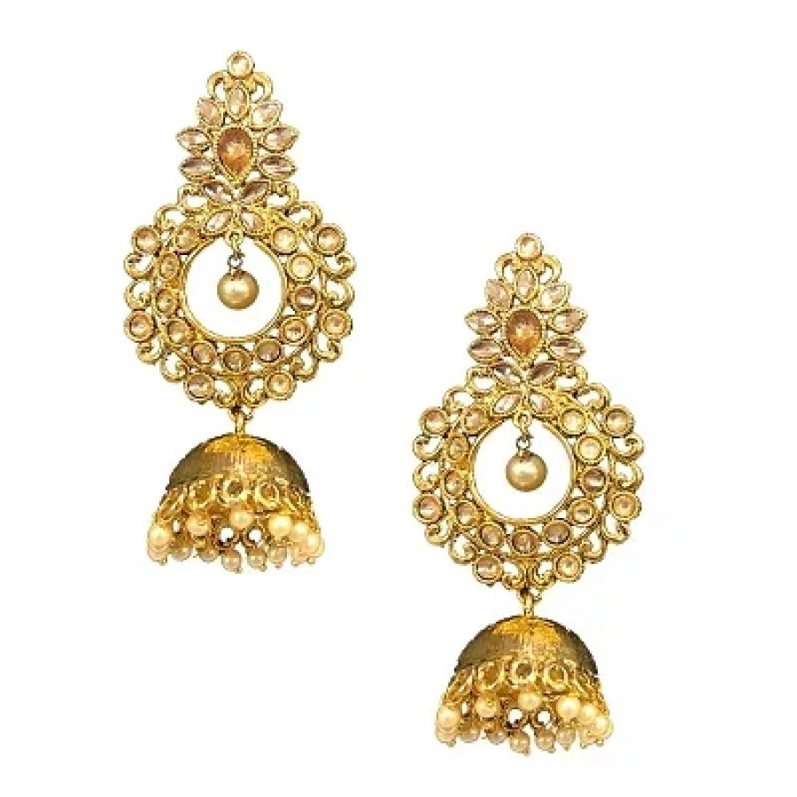 Trendy Designer Alloy Jhumka Earrings