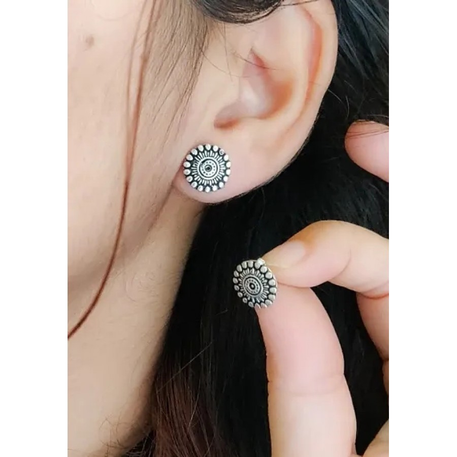 Trendy Designer Alloy Stud Earrings