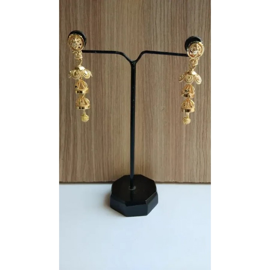 Trendy Designer Brass Drop Earrings