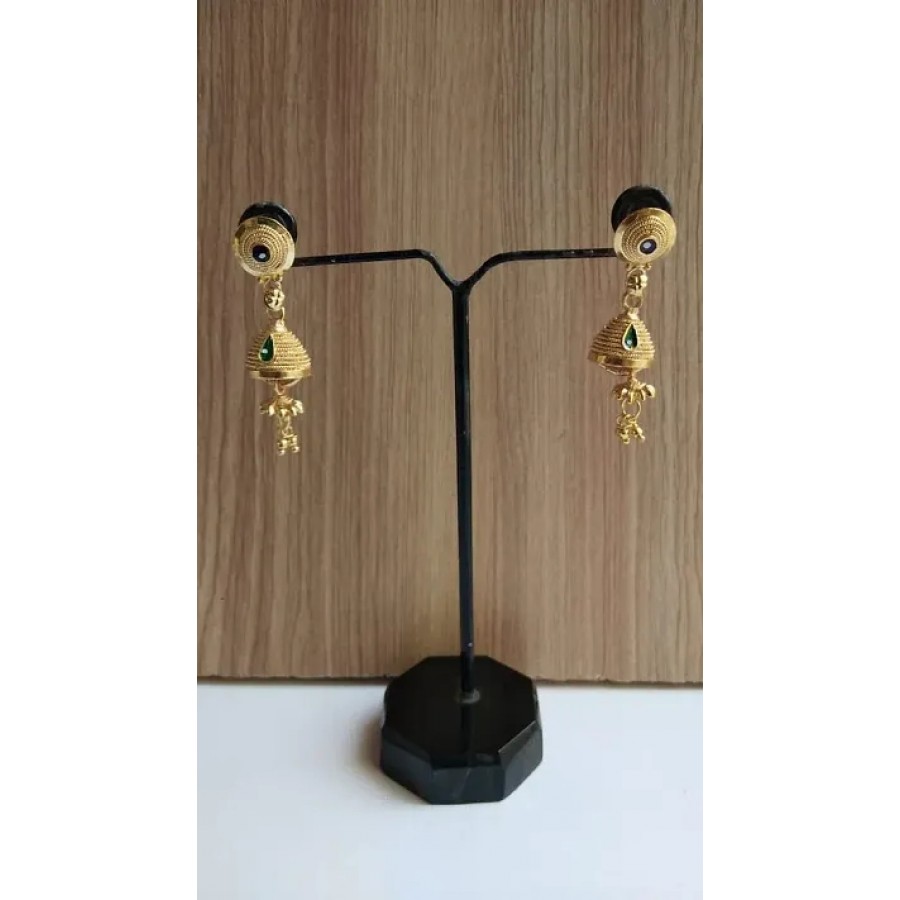 Trendy Designer Brass Drop Earrings