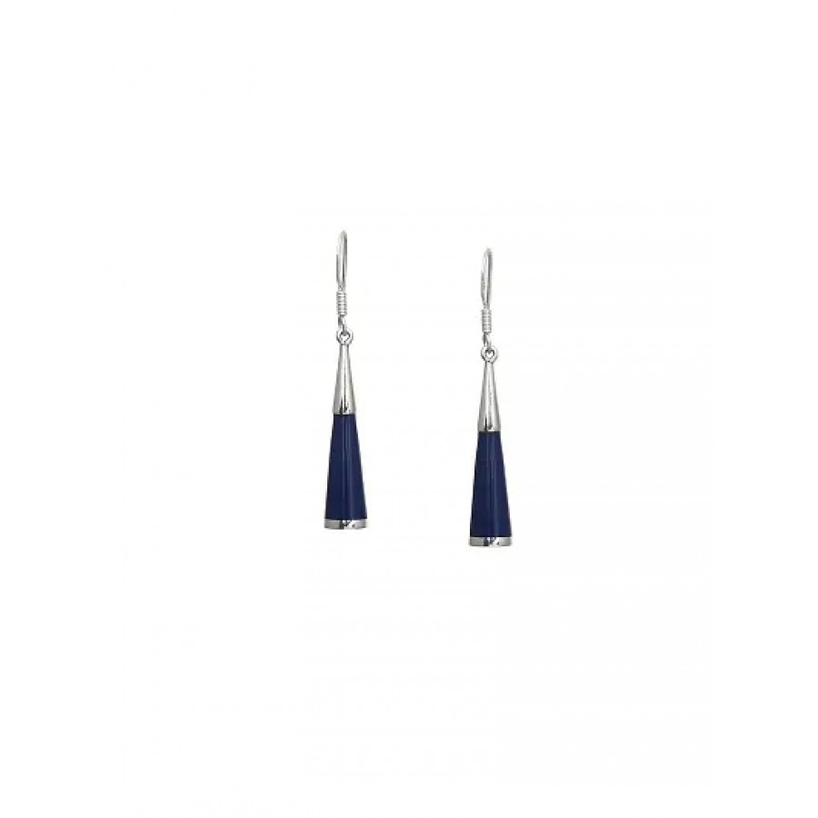 Trendy Designer Silver Drop Earrings