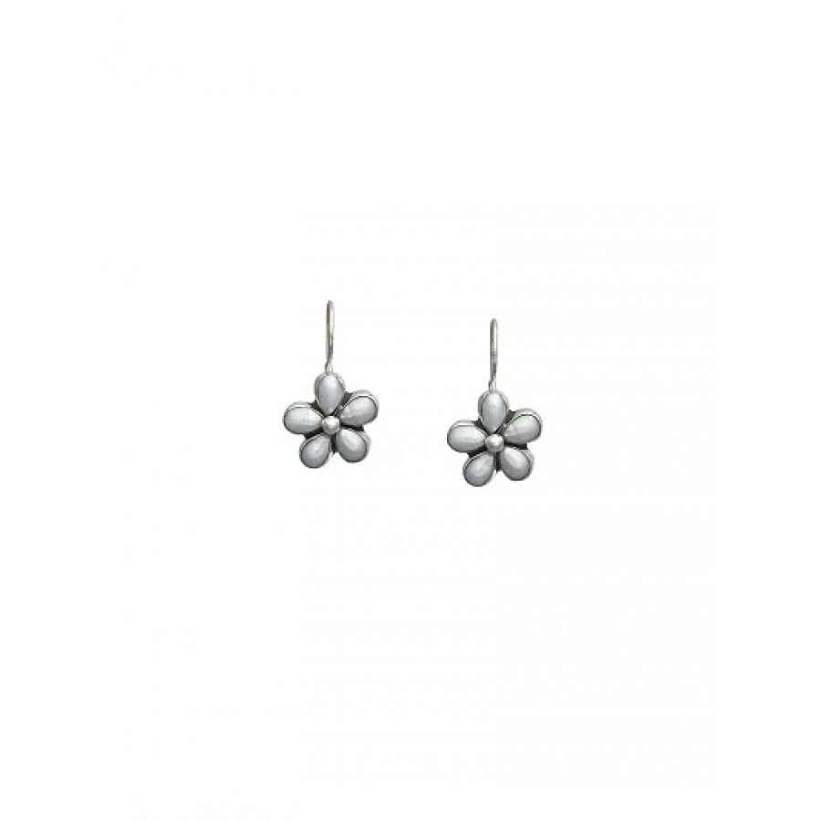 Trendy Designer Silver Drop Earrings