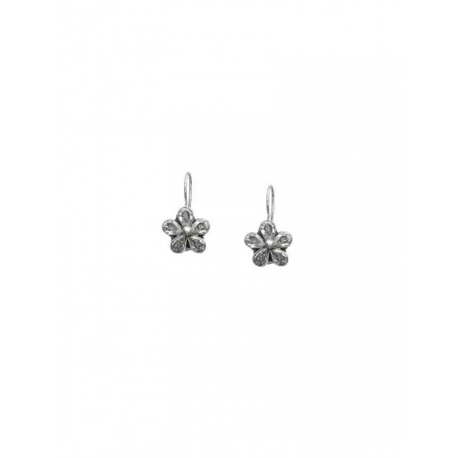 Trendy Designer Silver Drop Earrings