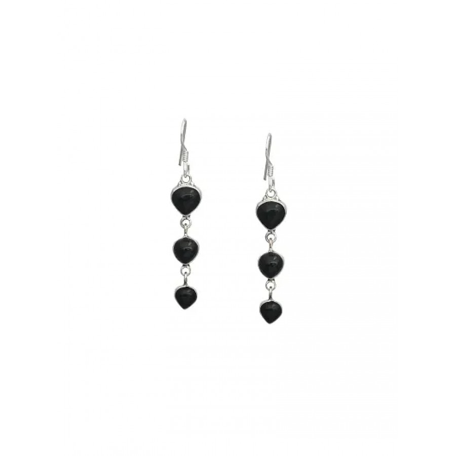 Trendy Designer Silver Drop Earrings