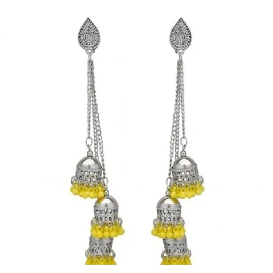 Trendy German Silver Earring for Women