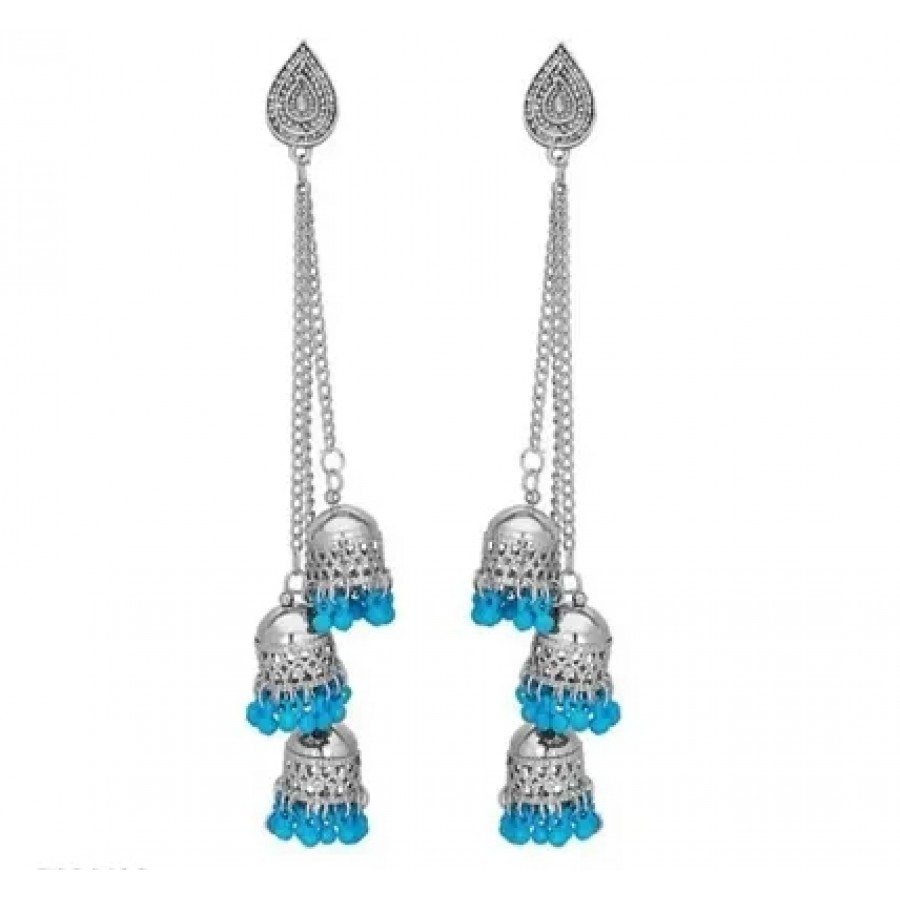 Trendy German Silver Earring for Women