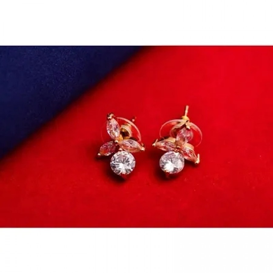 Women Rose gold Earrings