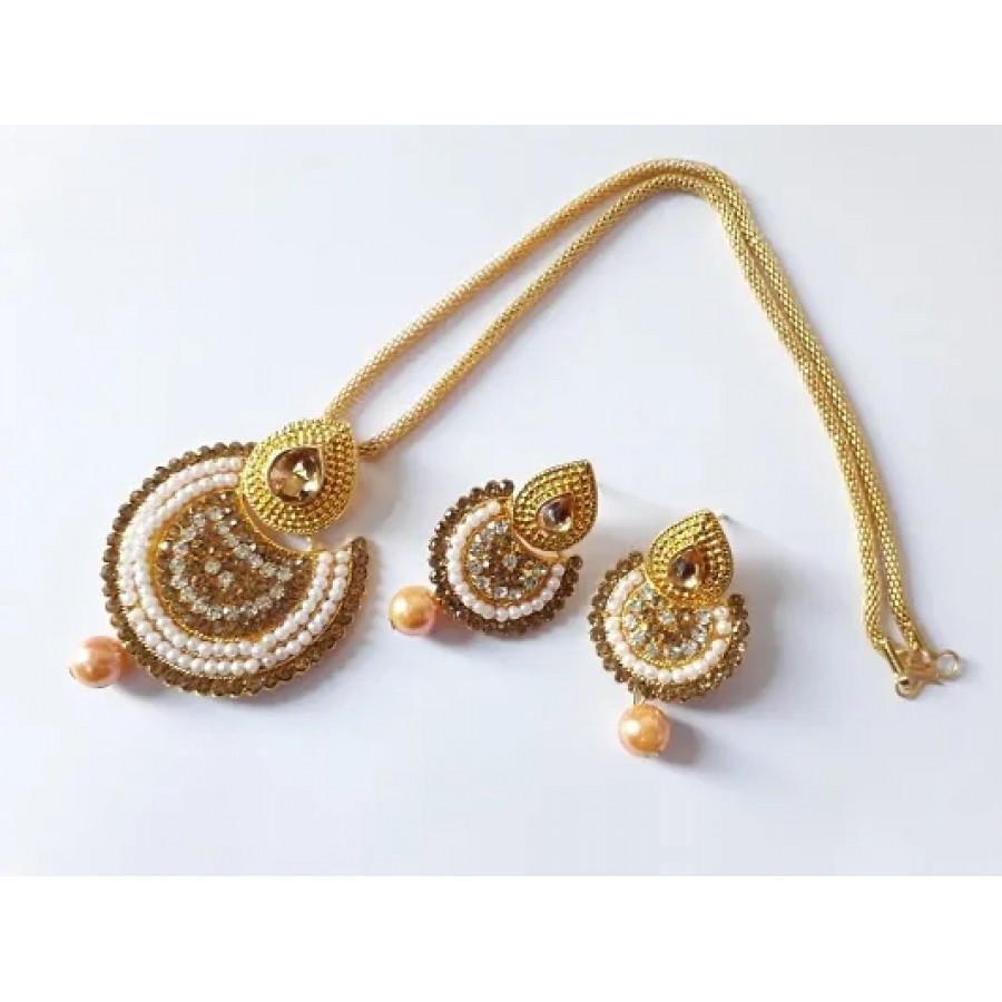 Golden  Brass Antique Jewellery Set