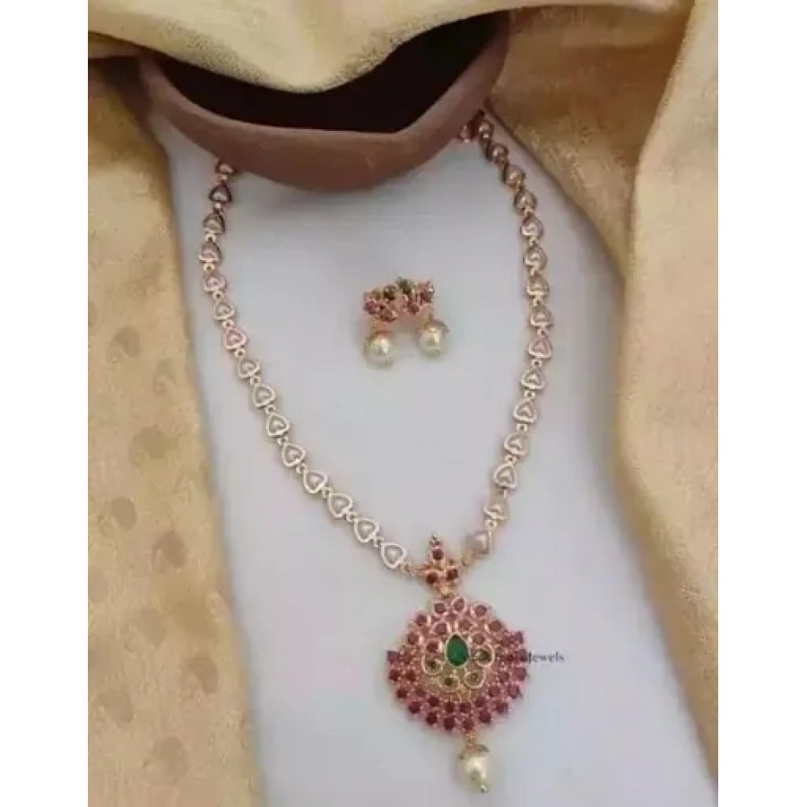 Rajwadi Style Pearl Necklace Set