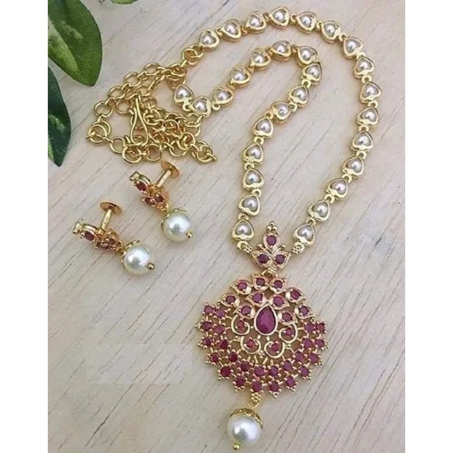 Rajwadi Style Pearl Necklace Sets