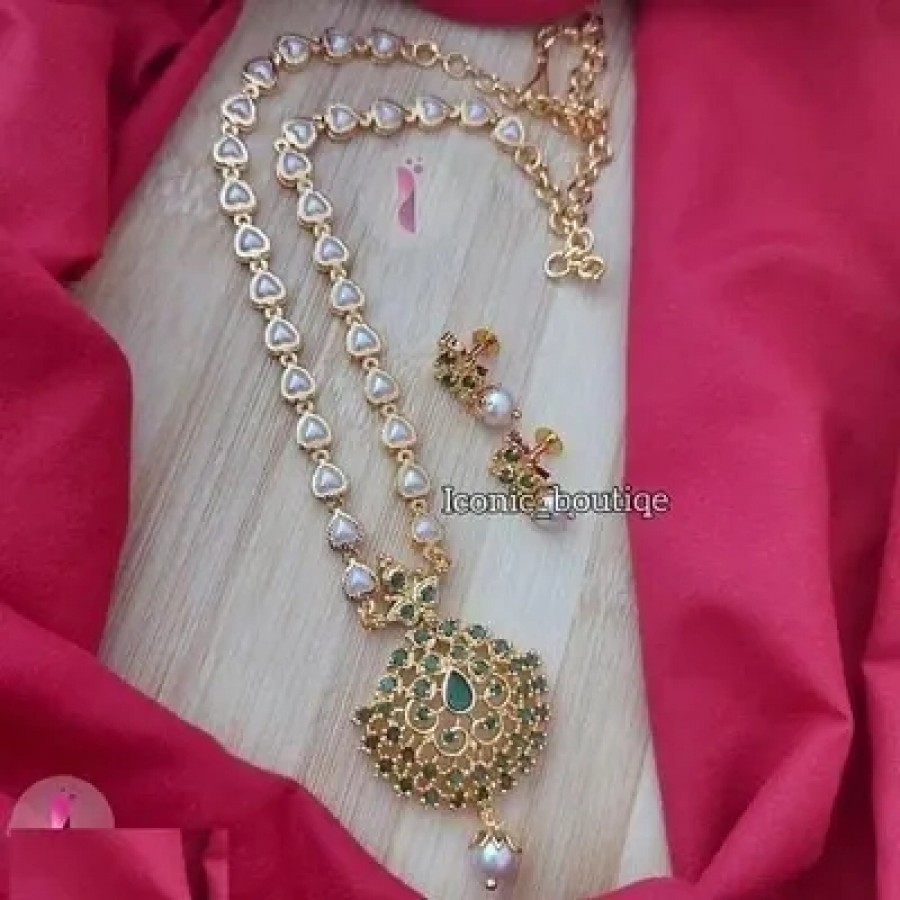 Rajwadi Style Pearl Necklace Sets