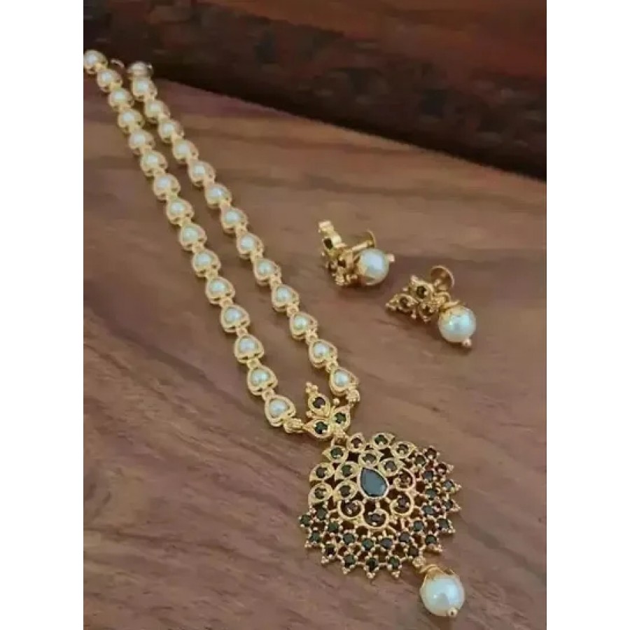 Rajwadi Style Pearl Necklace Sets