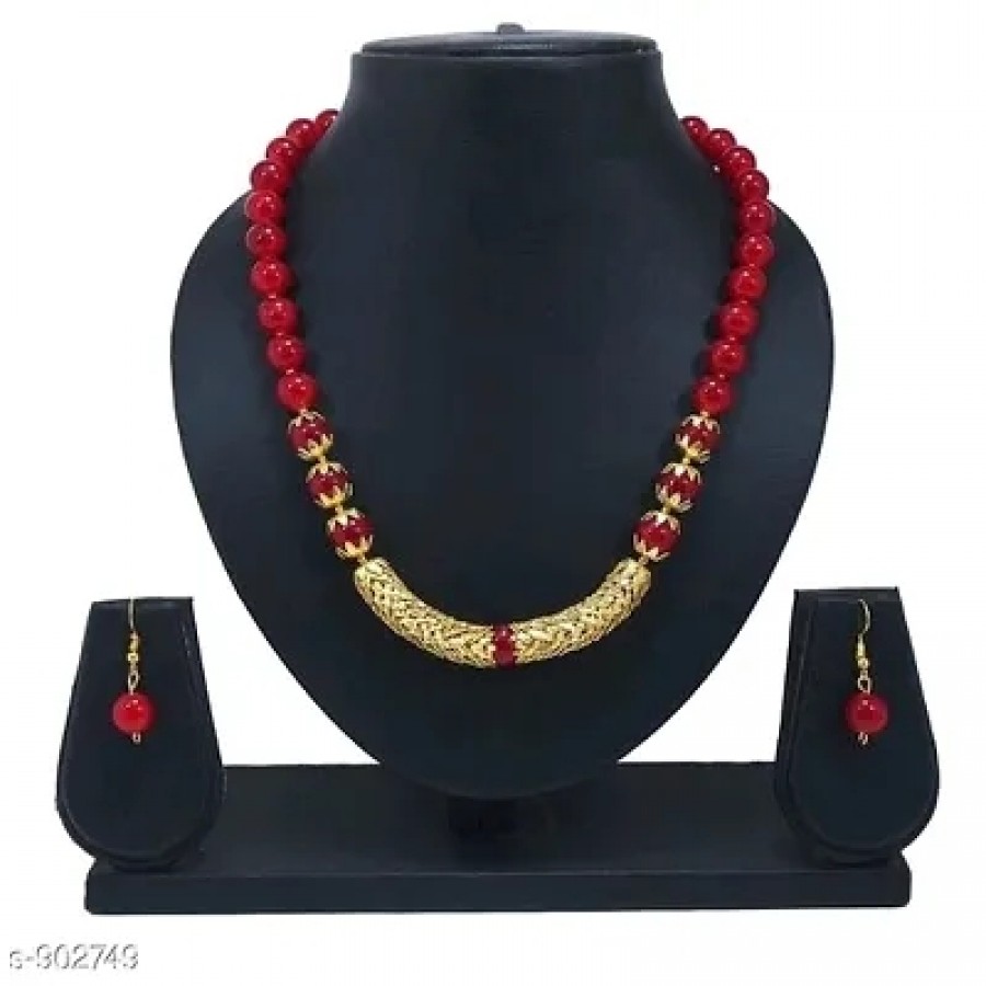 Red Pearl Jewllery Sets