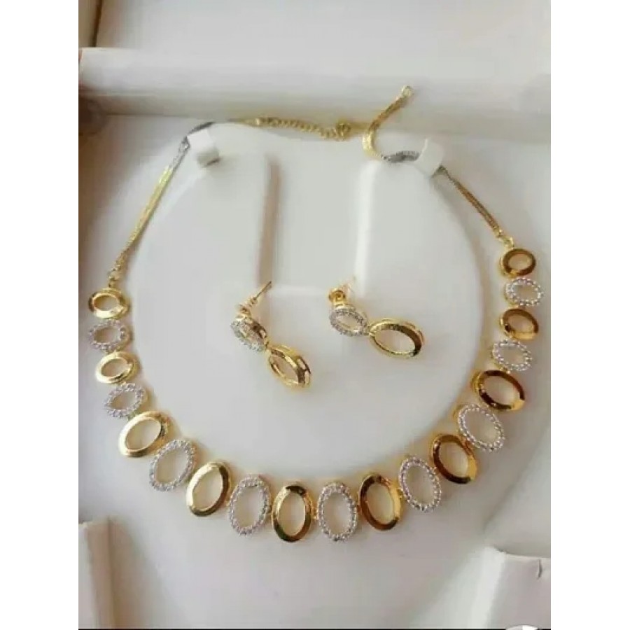 Trendy Necklace Set With Earring