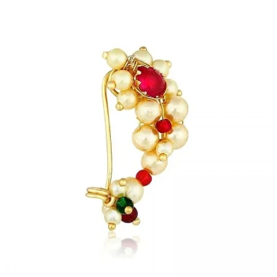 Beautiful Ethnic Maharastrain Style Nath Nose pin