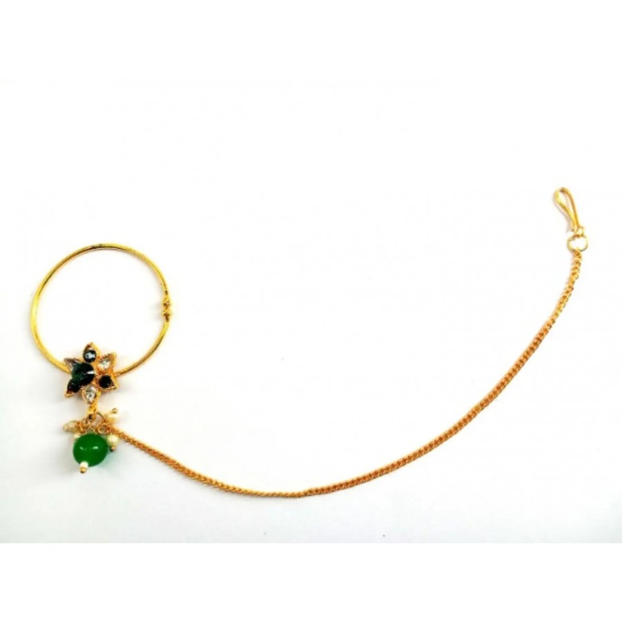 Gold-plated Alloy Nathiya/ NOSERING