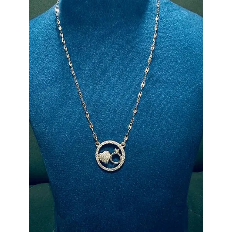 Circle of Life Love Heart Pendant Chain