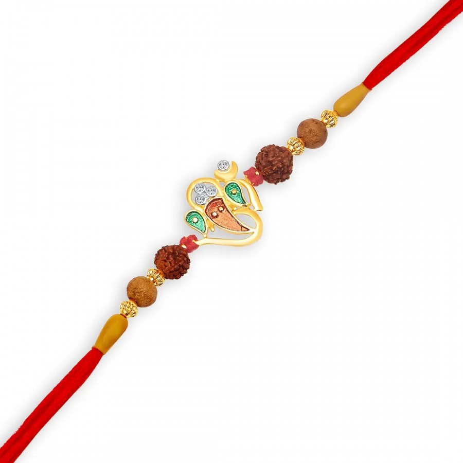 Premium Ganpati Rakhi For Brother Lovely Sister