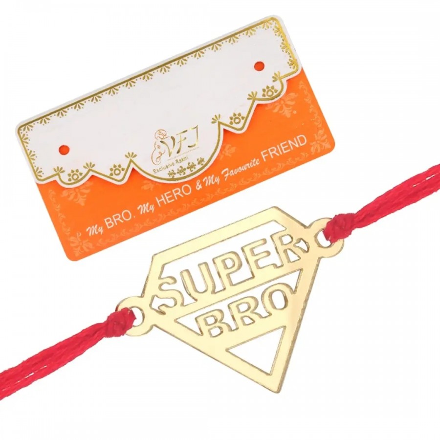 Super Bro Fancy Rakhi for Lovely Brother