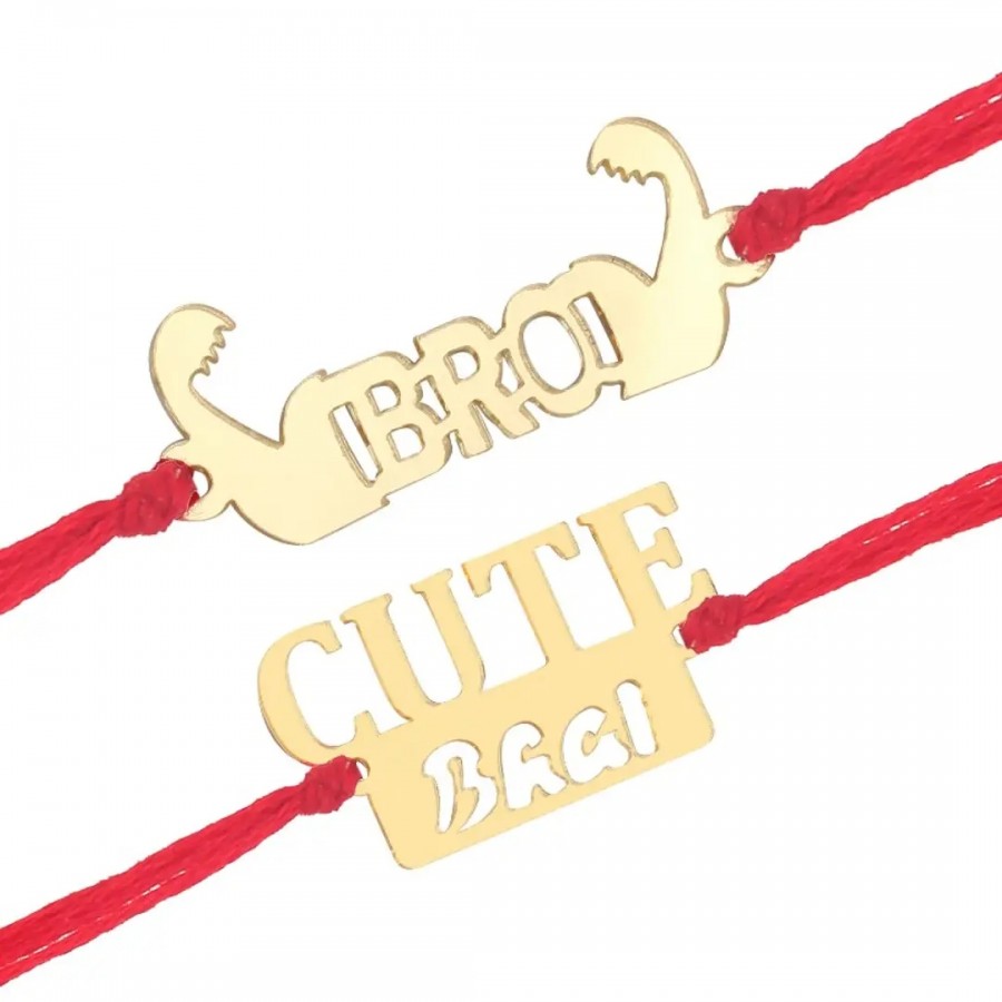 This Bro Fancy and  Cute Bhai Rakhi for Lovely Brother (pack of 2)