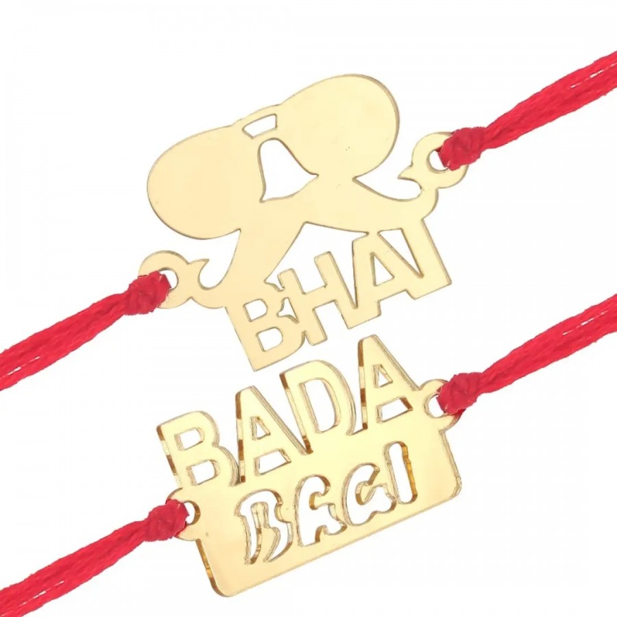 This Swag Wala Bhai and Bada Bhai  Fancy Rakhi for Lovely Brother (pack of 2)