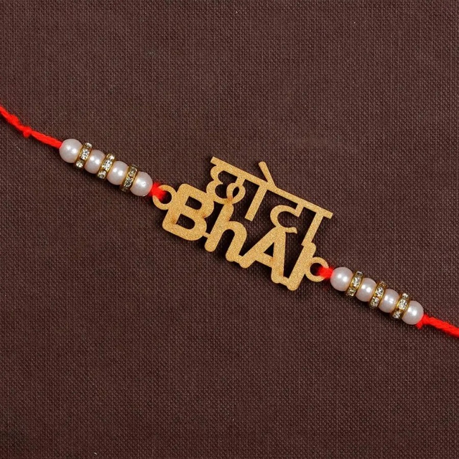 Unique Design Wood Rakhi Pack Of 1