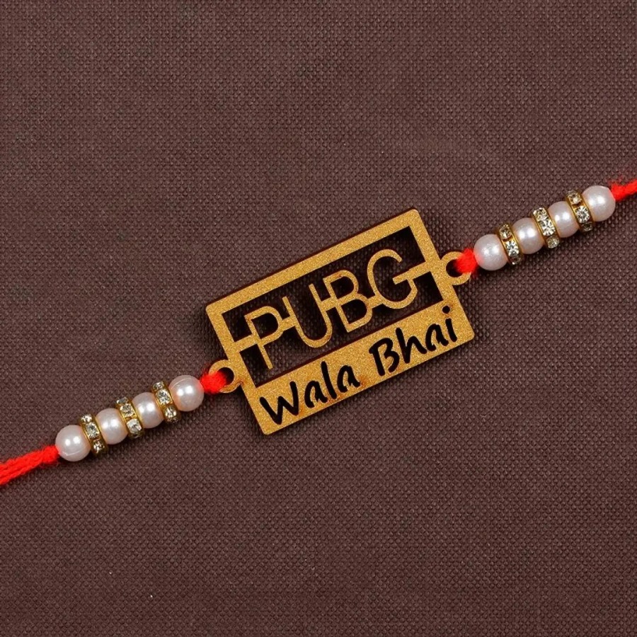 Unique Design Wood Rakhi Pack Of 1