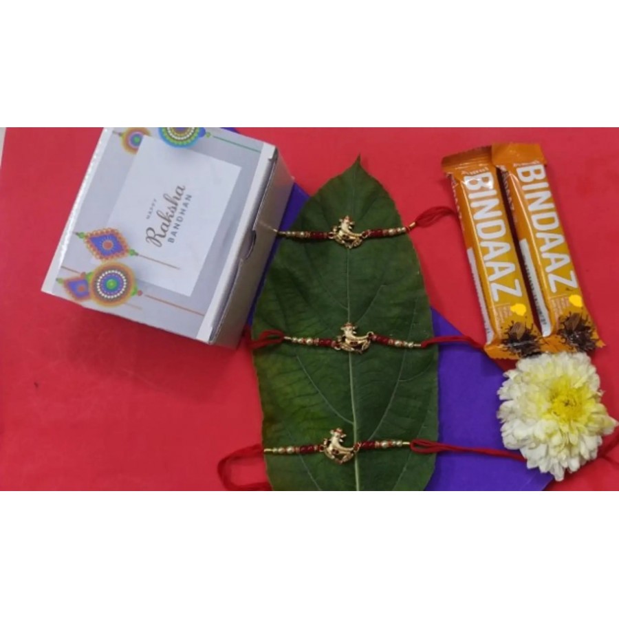 new trendy kundan designer rakhi