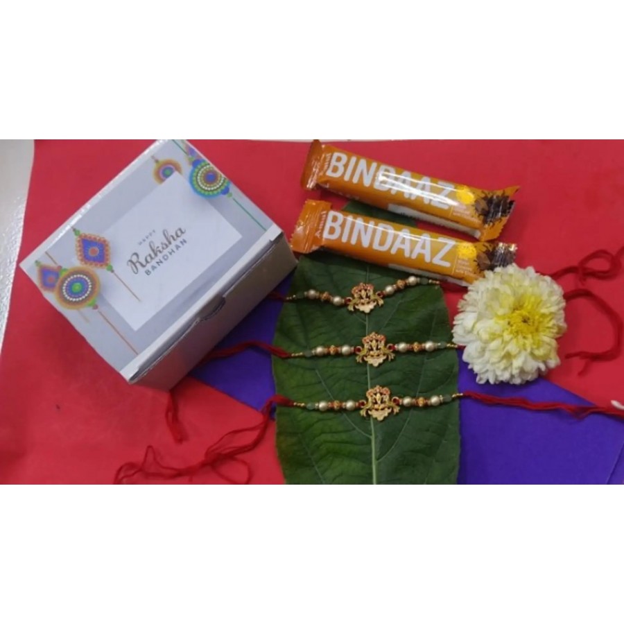 new trendy kundan designer rakhi