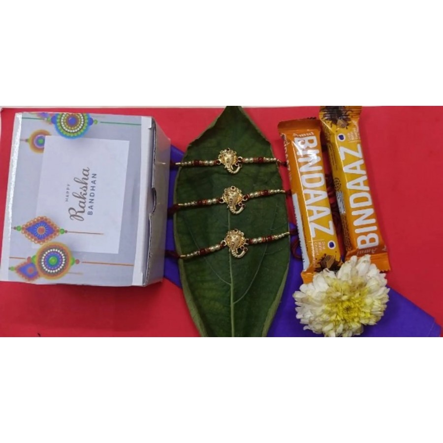 new trendy kundan designer rakhi