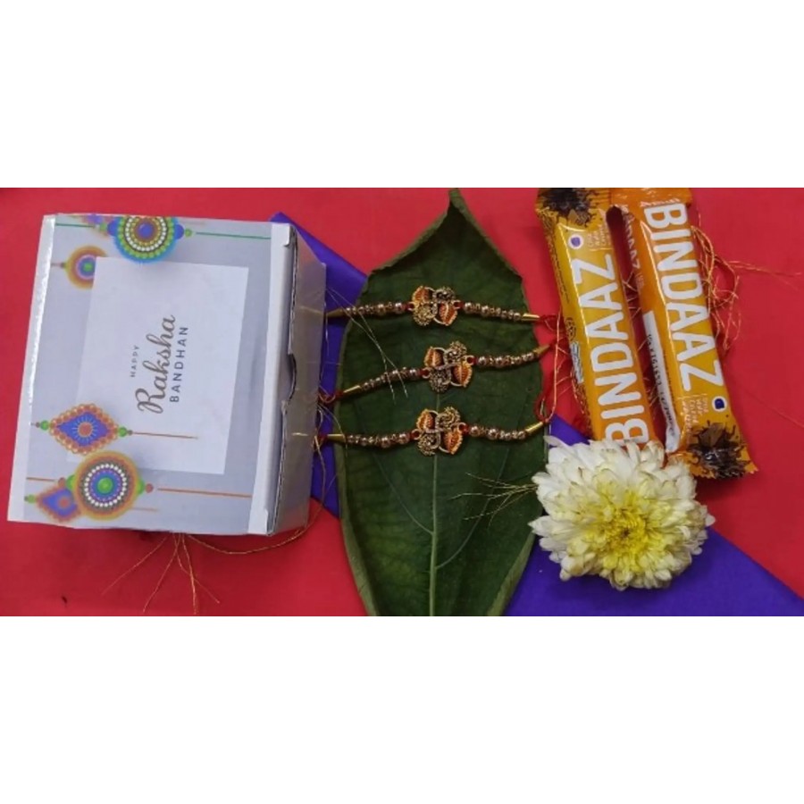 new trendy kundan designer rakhi