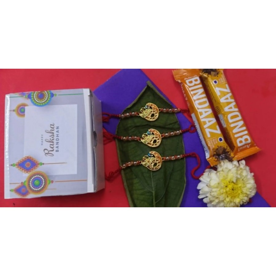 new trendy kundan designer rakhi