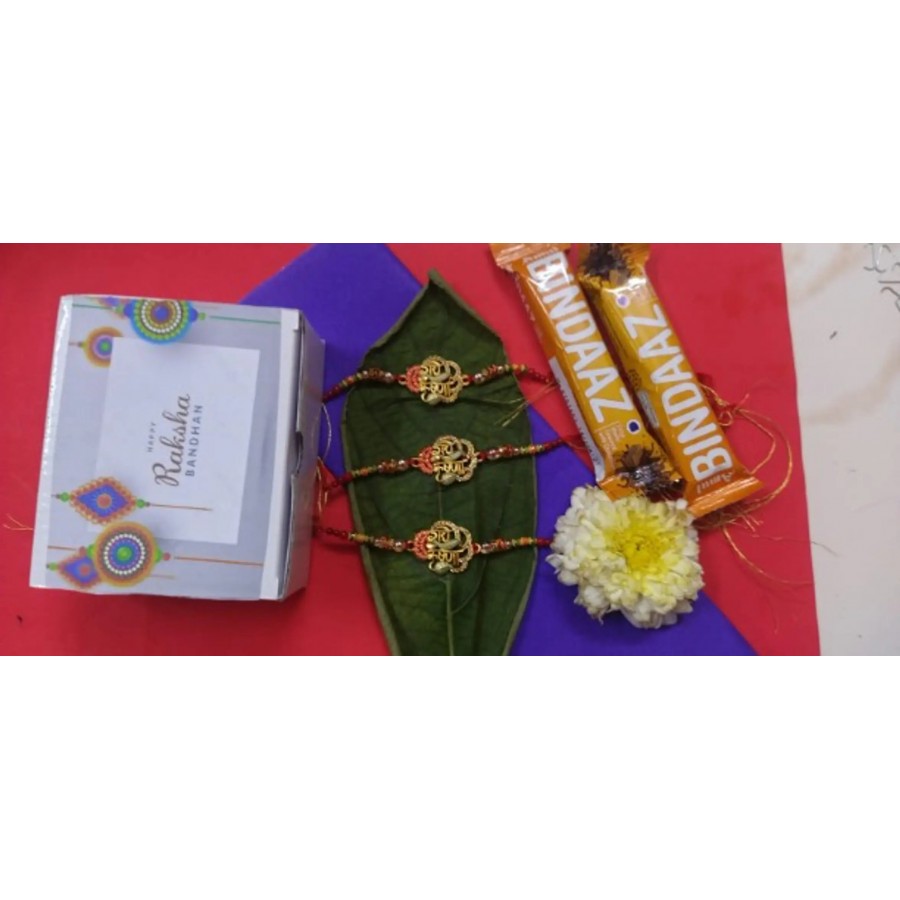 new trendy kundan designer rakhi