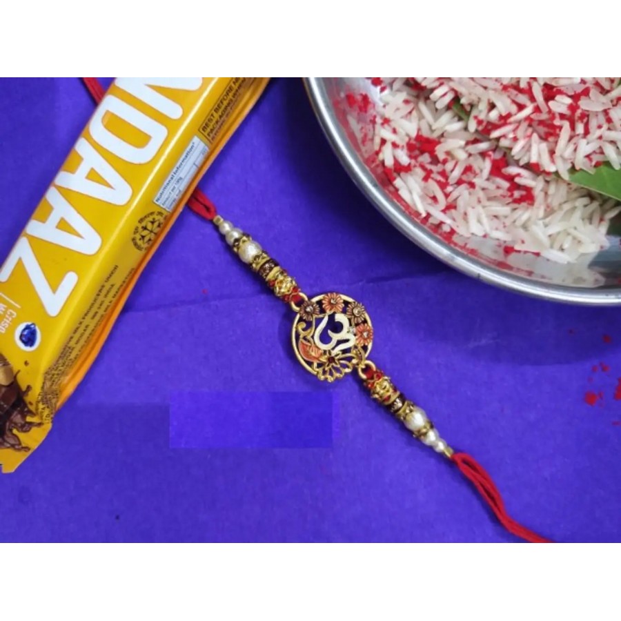 new trendy kundan designer rakhi