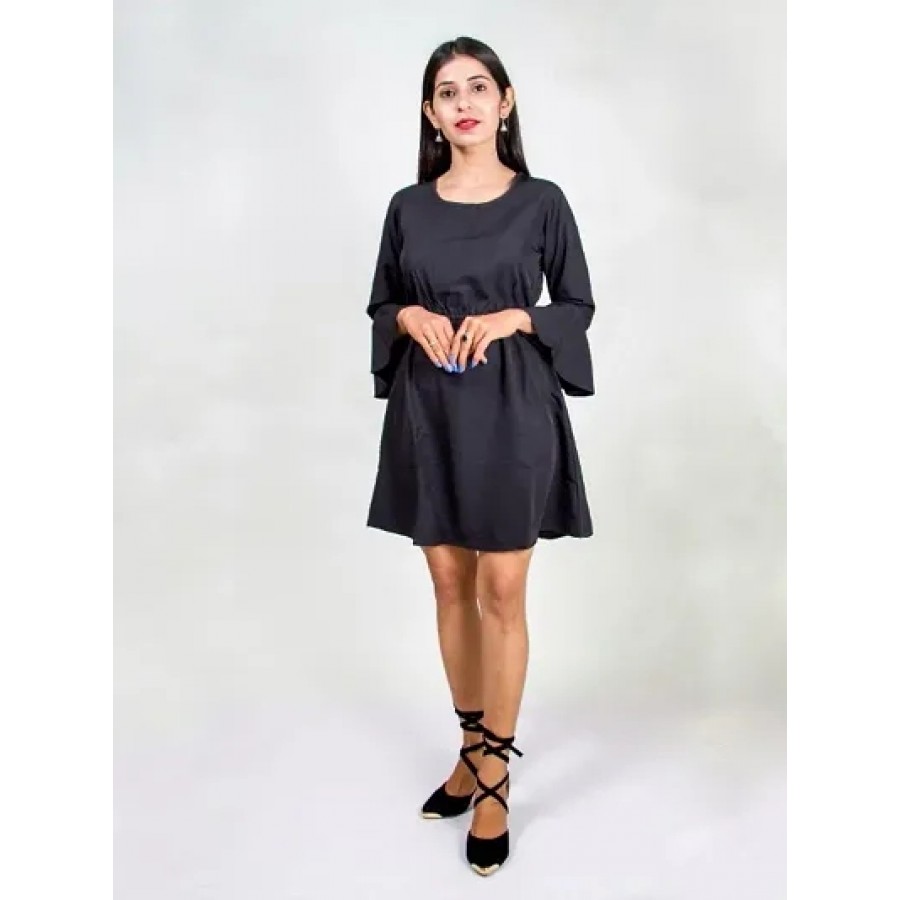 Allofit Flute Sleeves Dress.