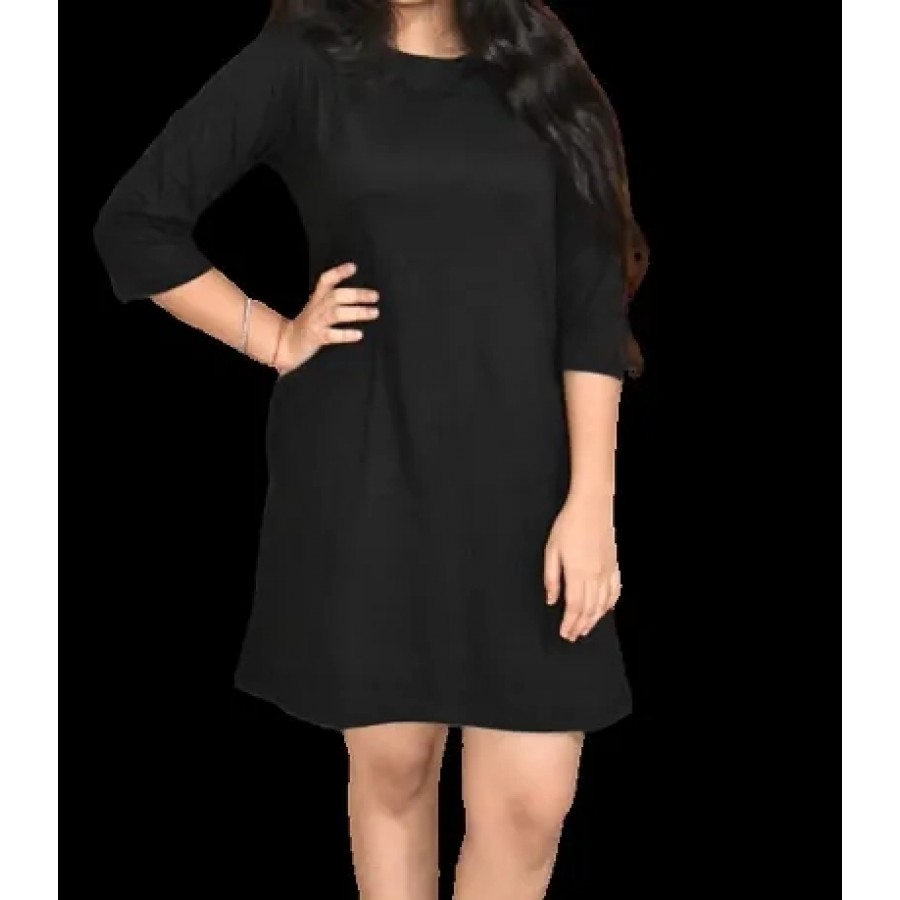 Black T-Shirt Dress