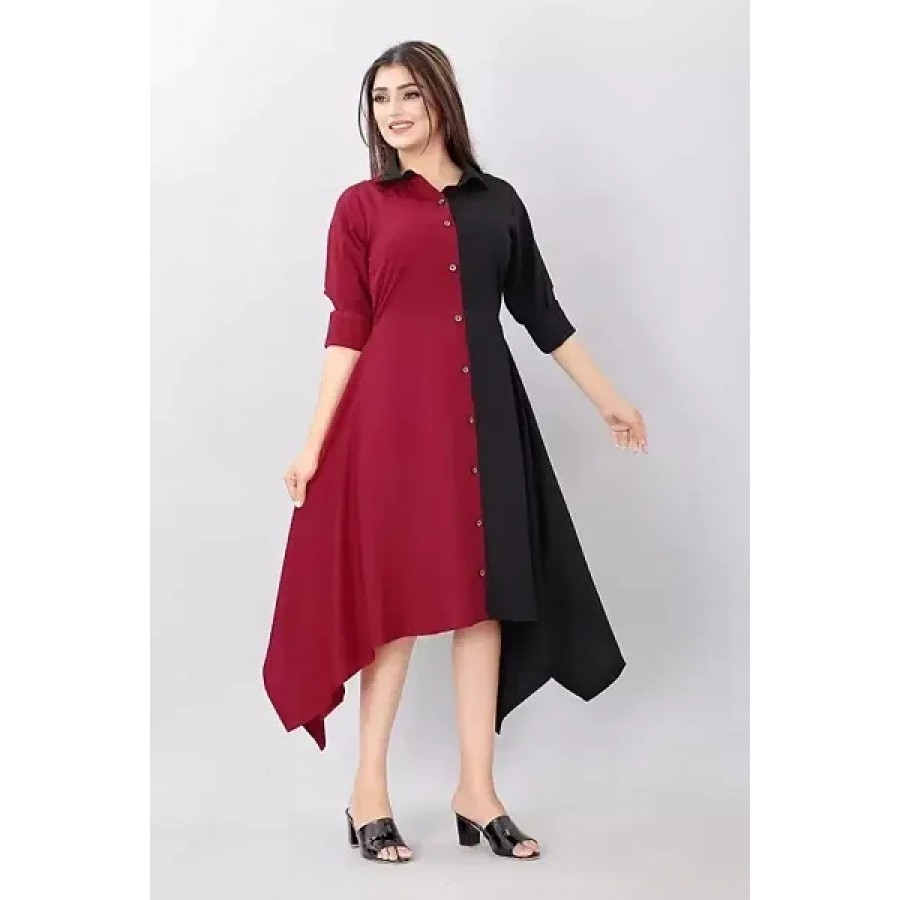 Stylish Fancy Designer Crepe Dresses For Women