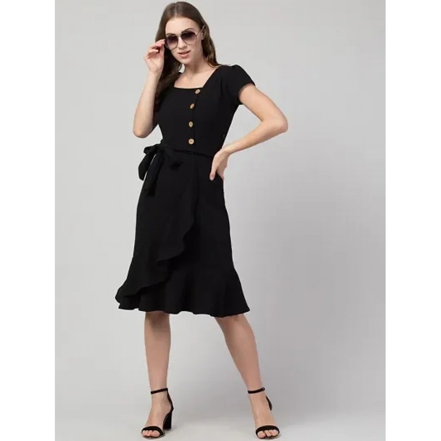 Women Viscous Western Dress