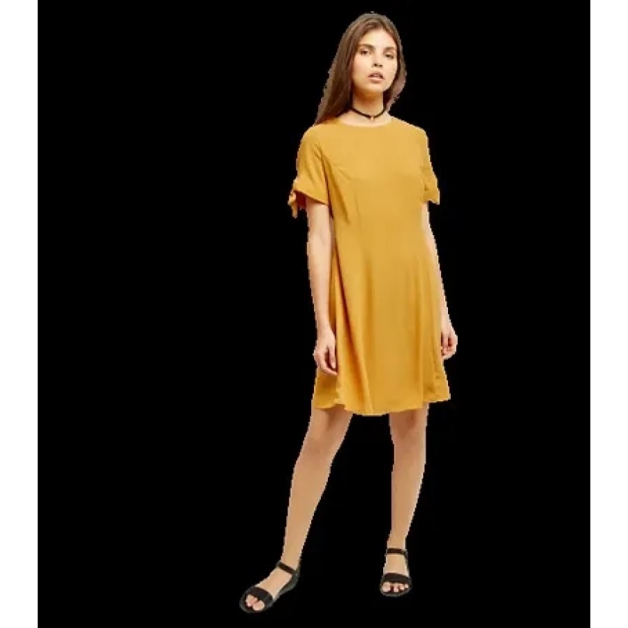 Womens Crepe Casual Dress