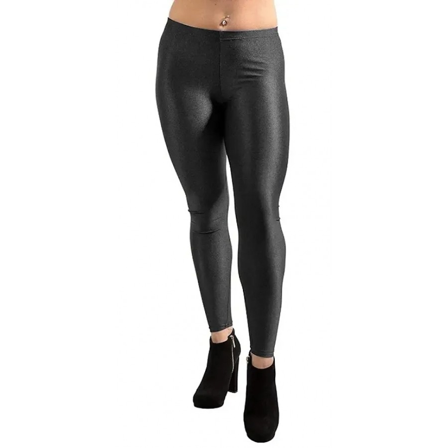 Black Cotton Spandex Solid Jeans   Jeggings For Women