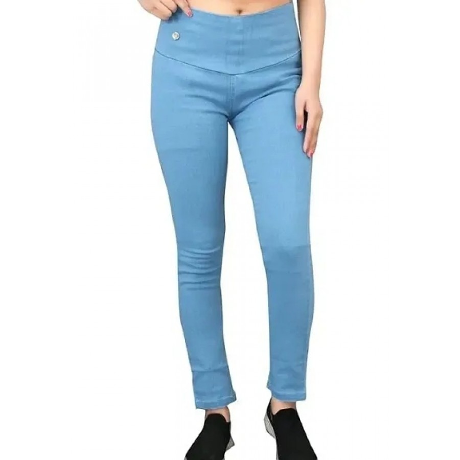 Fancy Denim Jegging For Women