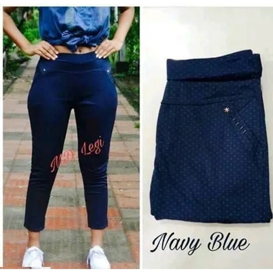 Trendy Women  dotted style jeggings