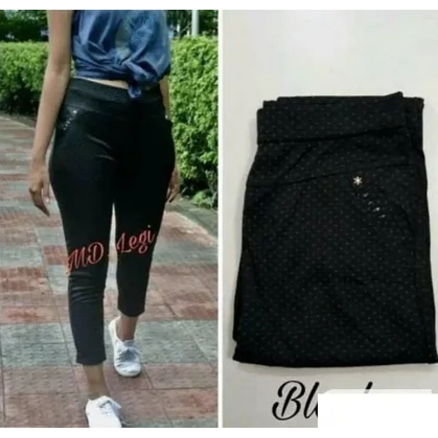 Women's Dotted Style Jeggings