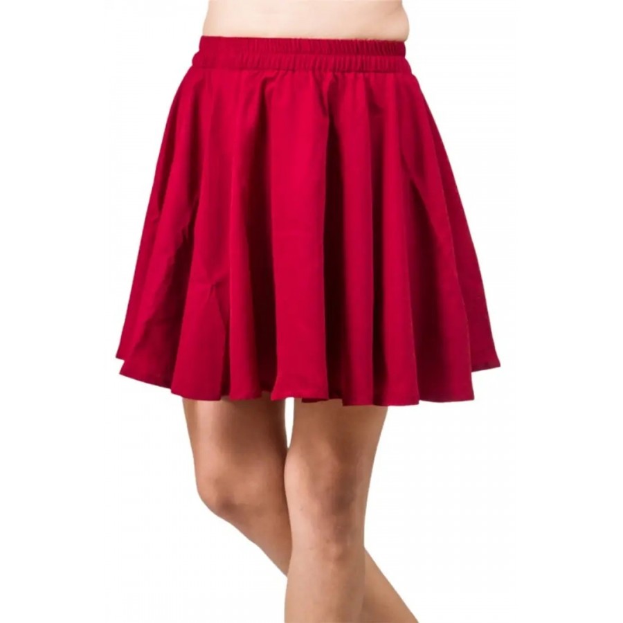 Comfortable Trendy Simple Dimple Mini Skirt