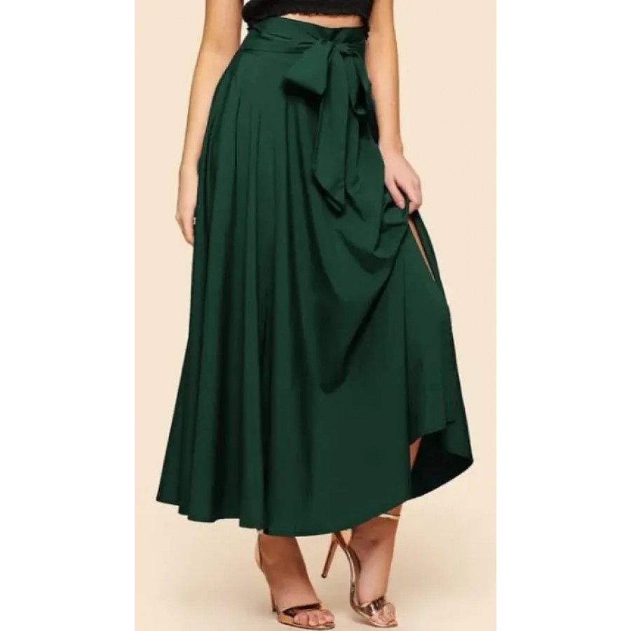 Olive Green Women's Skirt