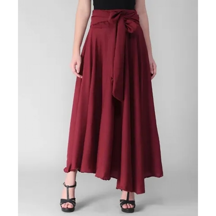 Women's Maroon Skirt