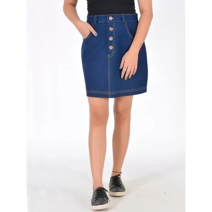 Women's Western Wear Denim Skirt