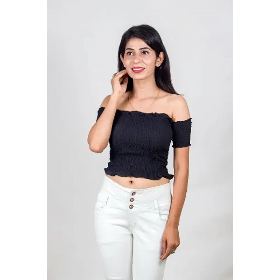 Allofit bobbin tube top with sleeves